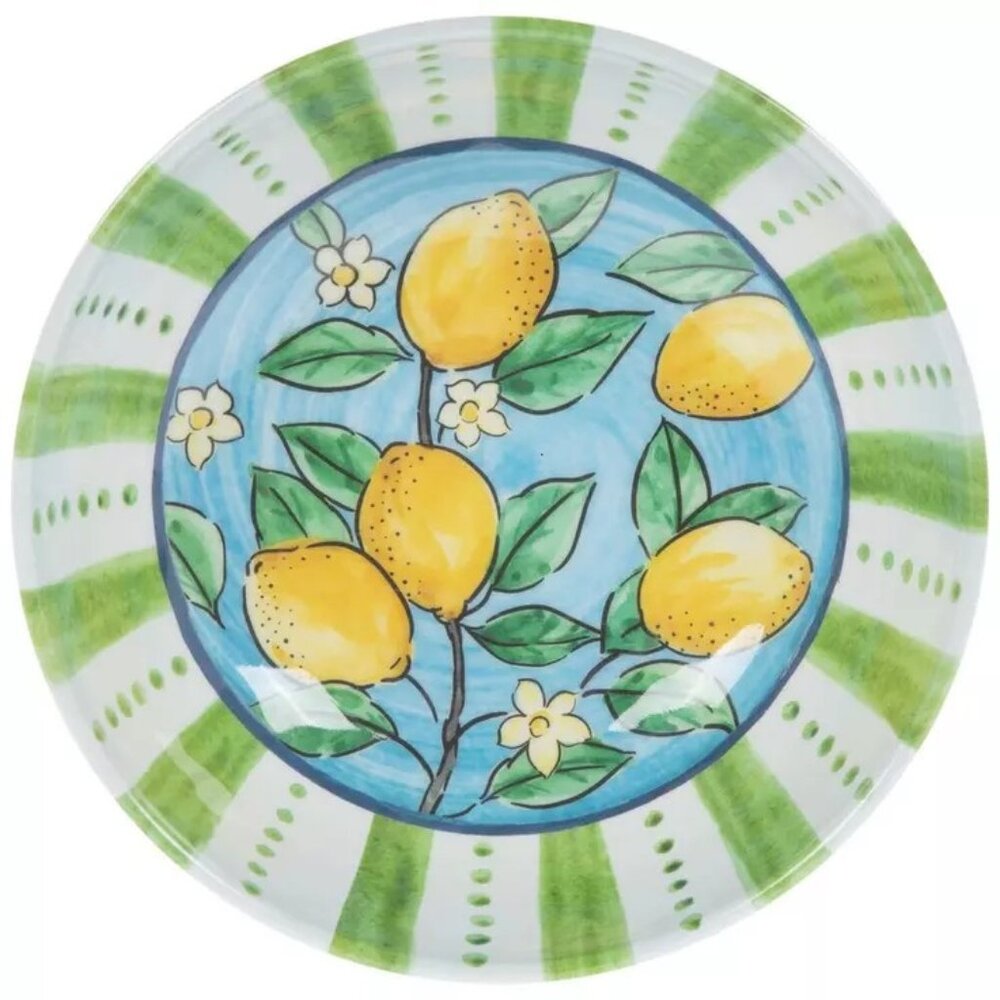 Set of 4 Striped Lemon Bowls NWT